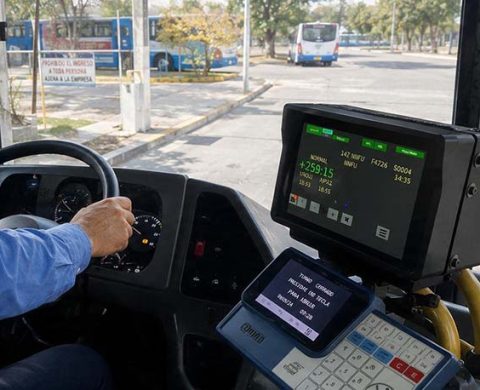 Bus mobile data terminal