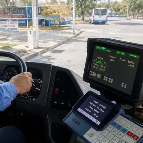Bus mobile data terminal