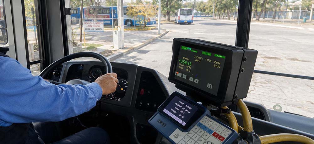 Bus mobile data terminal
