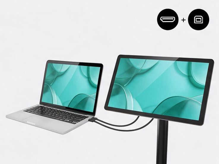 touch screen monitor wall mountable